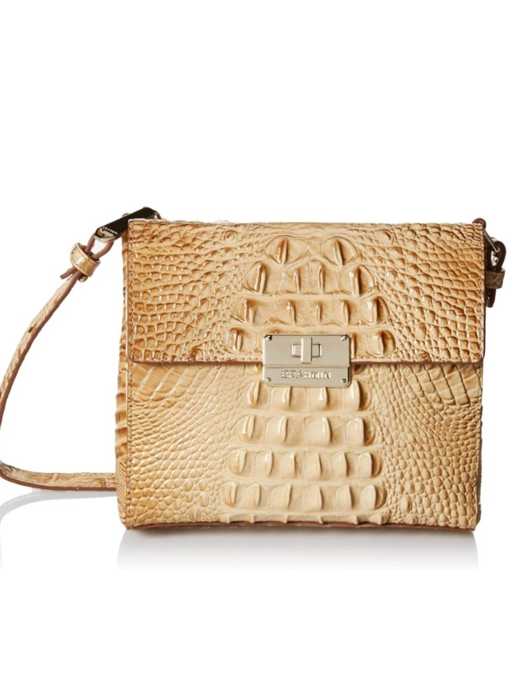 Brahmin Melbourne Manhattan Crossbody in Taupe